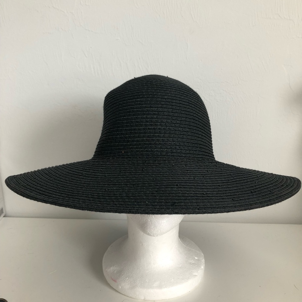 Cappelli Black Woven Wide Brim Hat